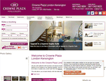 Tablet Screenshot of cplondonkensingtonhotel.co.uk